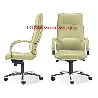 Star steel chrome кресло кожаное Стар хром LEF